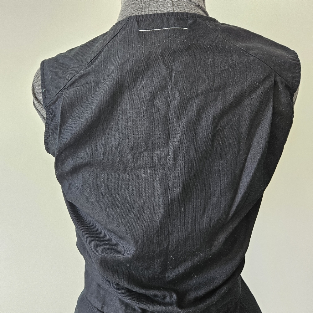 MM6 Maison Martin Margiela Black Sleeveless Zip Front Romper - Picture 7 of 15